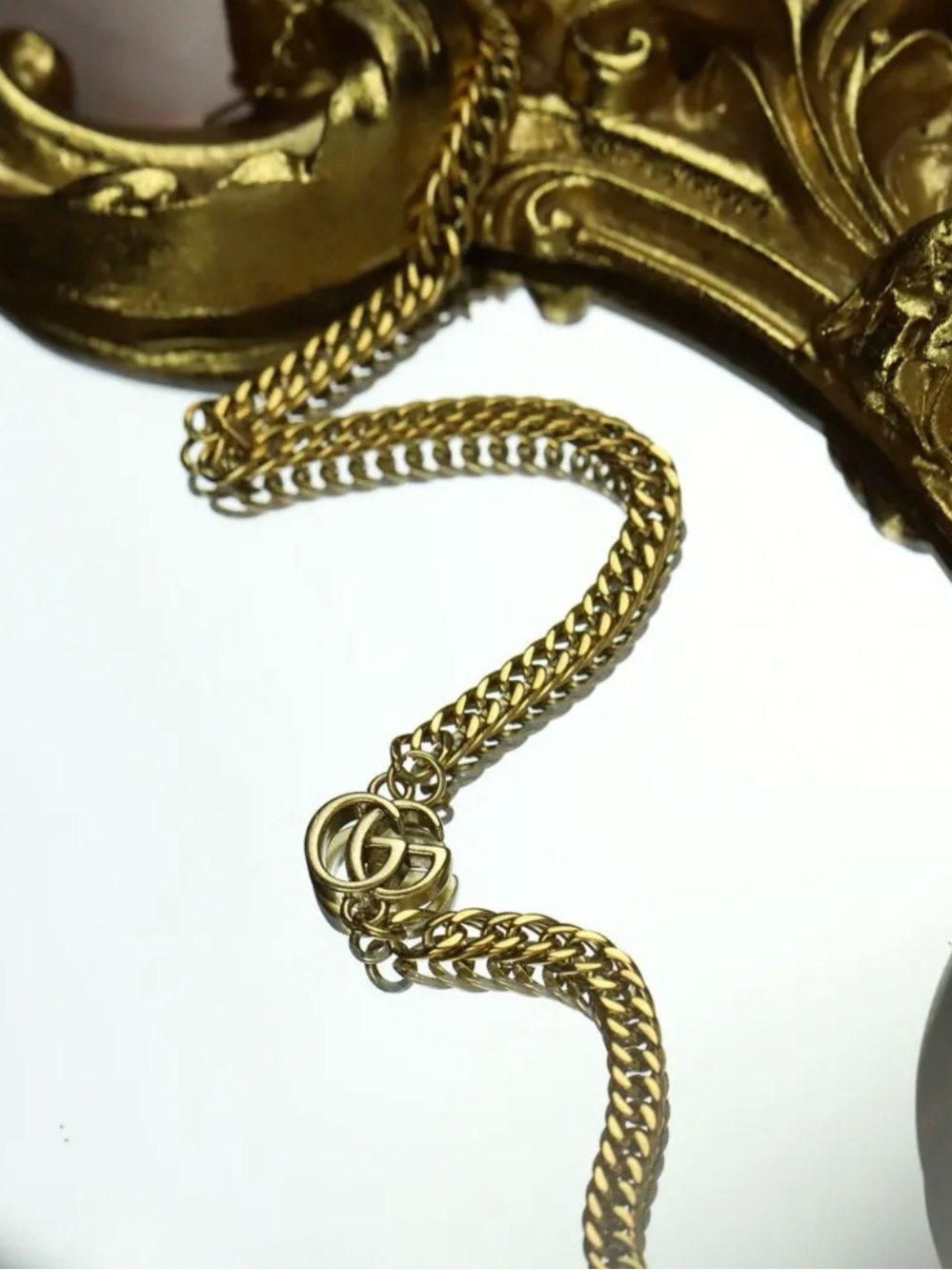 Repurposed Gucci charm choker necklace
